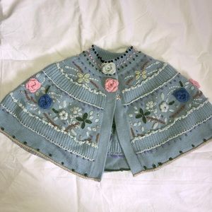 Anthropologie Odille Knitted Capelet